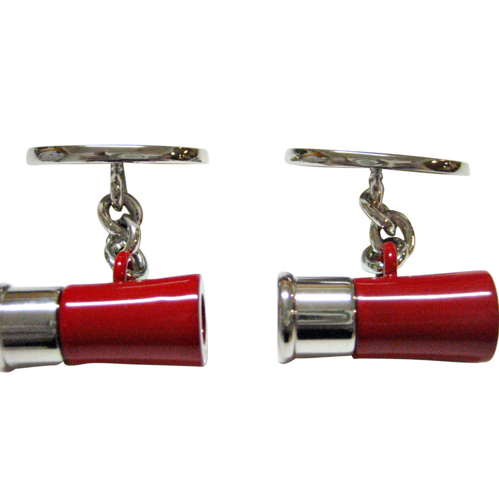 Shotgun Shell With Chain Cufflinks - image 1